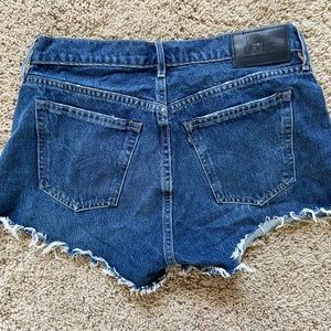 Levi’s High Rise Distressed Jean Shorts